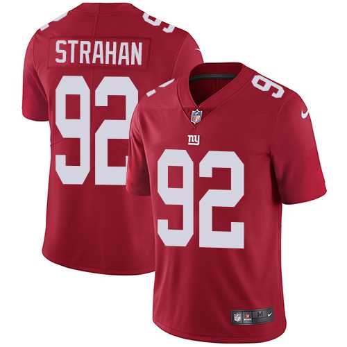 Nike New York Giants #92 Michael Strahan Red Alternate NFL Vapor Untouchable Limited Jersey,We sell and wholesale Nike New York Giants #92 Michael Strahan Red Alternate NFL Vapor Untouchable Limited Jersey on line form chian!